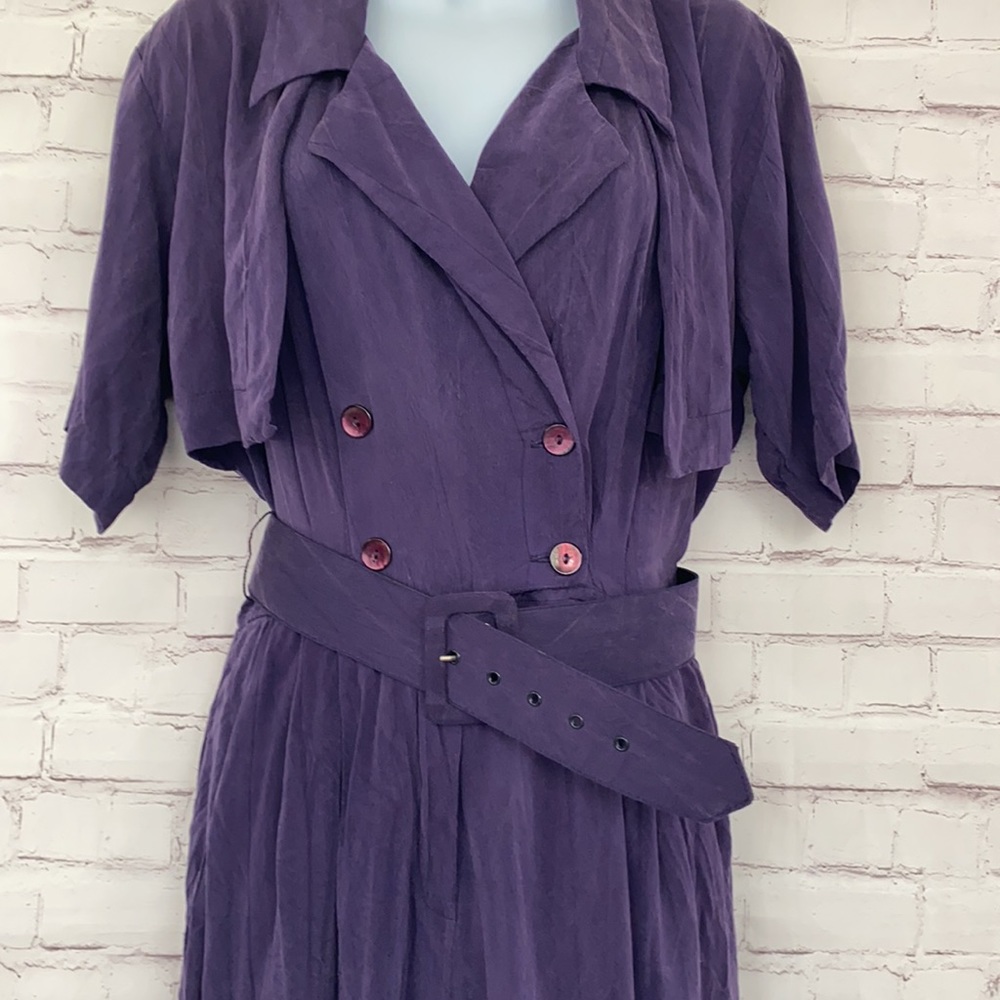Vintage jumpsuit purple size small - Picture 5 of 16